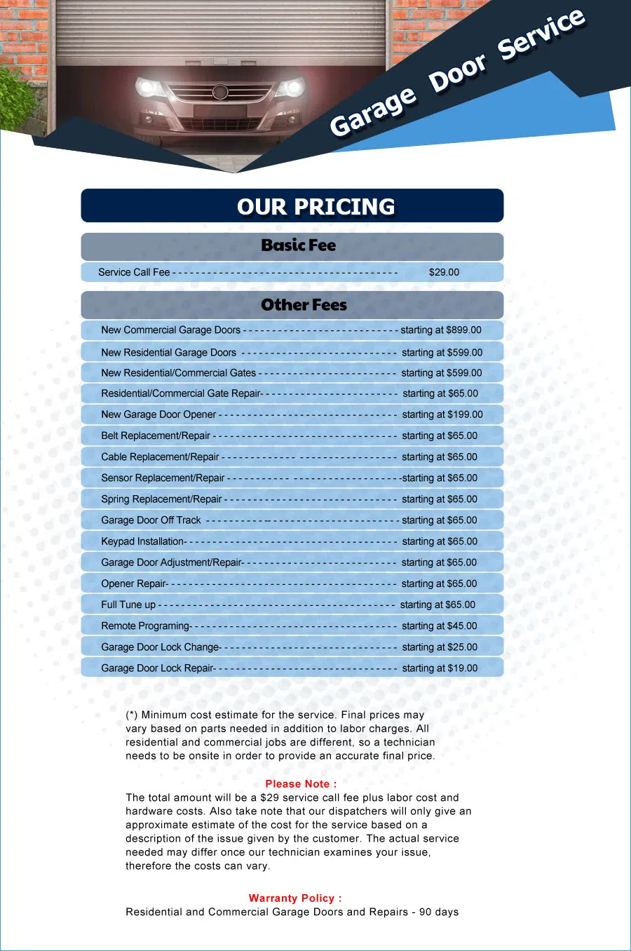 Eagle Garage Door Service Torrance, CA 310-846-3375