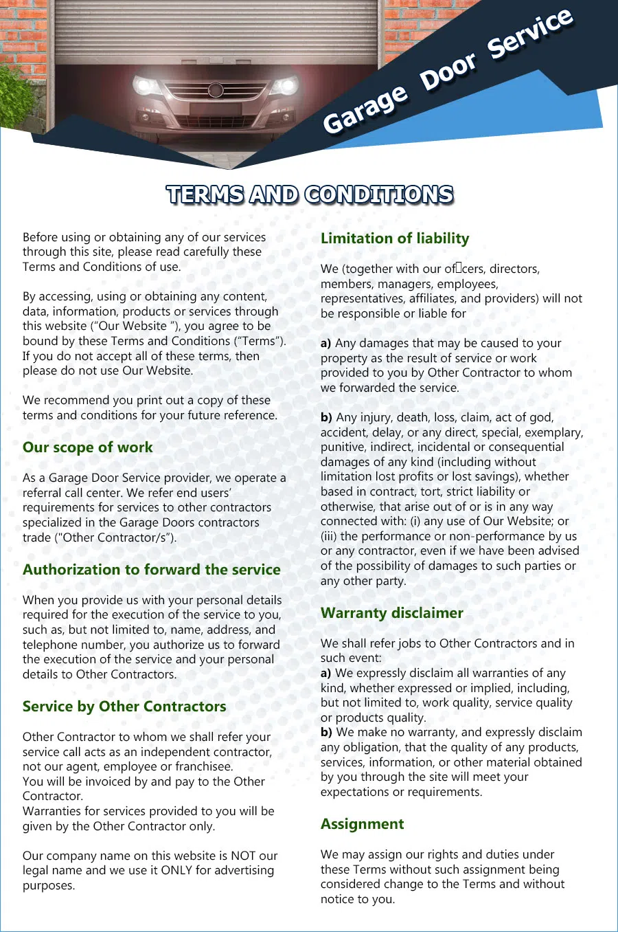 Eagle Garage Door Service Torrance, CA 310-846-3375